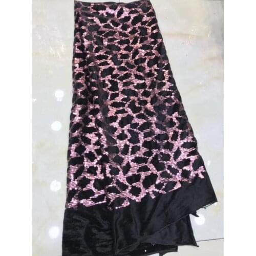 Latest Nigerian french lace fabric top quality embroidered net lace fabric SYJ-12363 for party dress