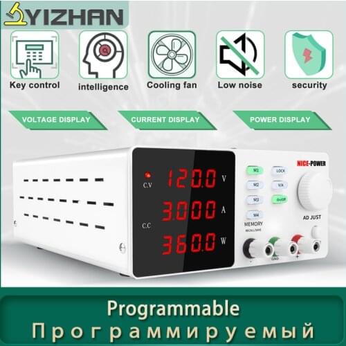 NICE-POWER 30V 10A 4 Digits Precision Adjustable Digital Programmable Laboratory Switch DC Power Supply 110V 220V Stabilizer