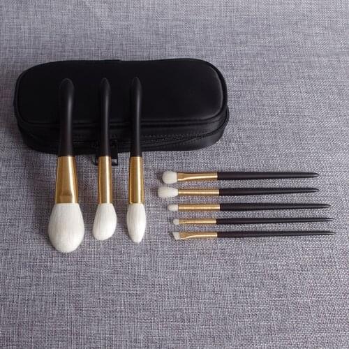 Professional Handmade Make Up Brush Set Soft Saikoho Goat Hair Face Powder Eye Shadow Brush Acrylic Handle Makeup Brushes Kit