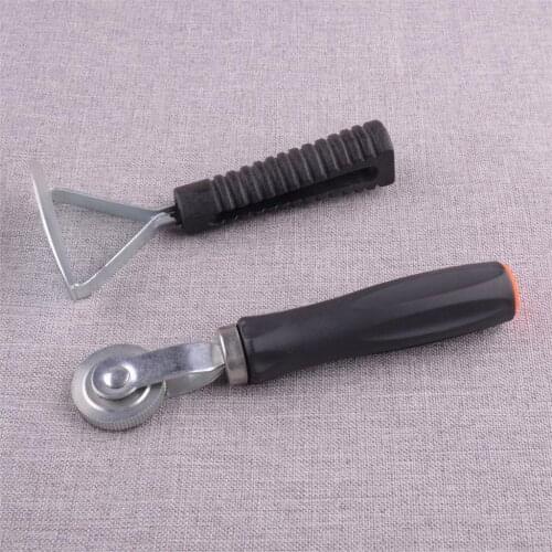 New Auto Tyre Puncture Patch Bearing Roller Stitcher Liner Scraper Repair Tools Universal Accessories