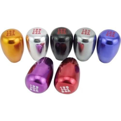Gear Shift Knob Stick Manual Transmission Universal Racing 5 Speed Aluminum Extended Gear Shifter Gear Head Knob
