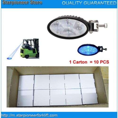 Blue spot light Warning lights safety bluespot LED light 10-80V forklift lights 10 PCS