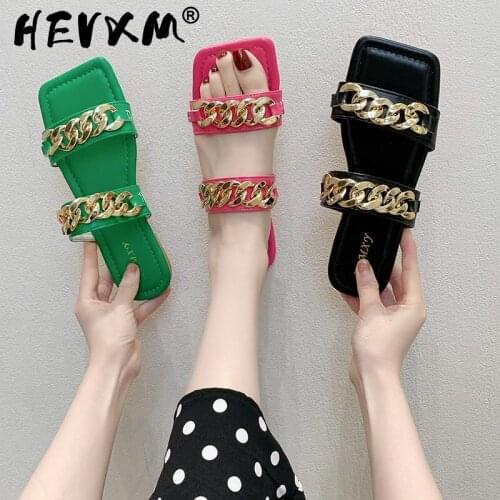 2021 Women Slippers Open Toe Female Flip Flops Casual Ladies Flat Outdoor Heel Slides Shoes For Woman Fashion Slippers Shoes