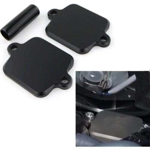Smog Block Off Plates Cover Fit For Yamaha YZF R1 YZF R1M R1S YZF R6 YZF R6S FZ1 / FZ1 Fazer FZ6R/ FZ6 Fazer 600 FZ8 FZ10 MT-10