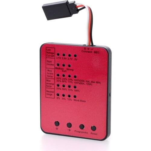 Surpass Hobby KK ESC Series LED Programing Card for RC Car 25/35/45/60A/80A/120A/150A ESC Electronic Speed Controller