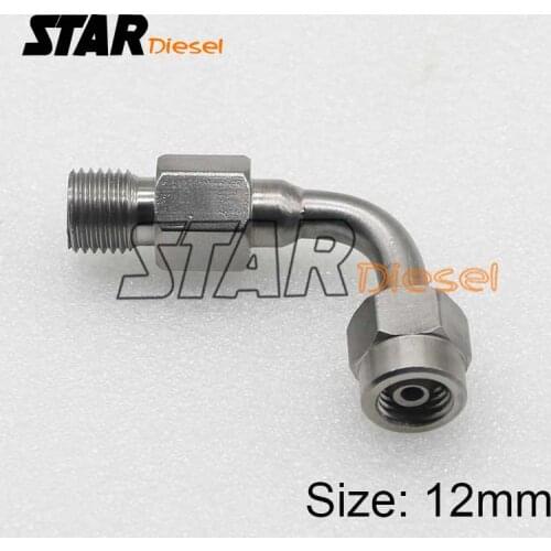 Test Bench Pipe Conversion Connector Part, S0878 M14-M12 Common Rail Injector Pump Connect Joint to the Common Rail Tube