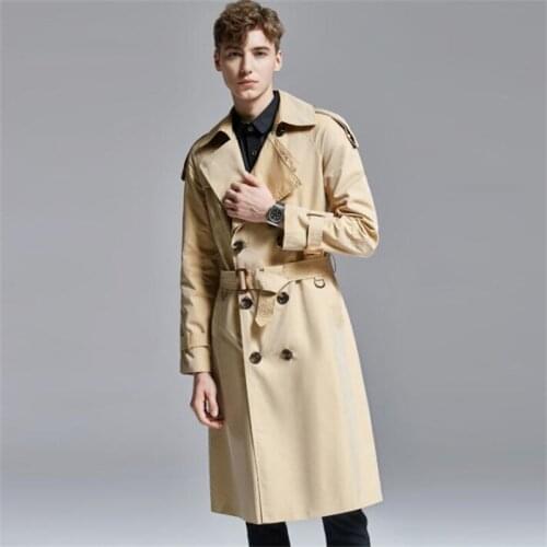 Spring autumn mens trench coats casacas para hombre khaki gabardinas man chameleon clothes slim fit overcoat sobretudo masculino