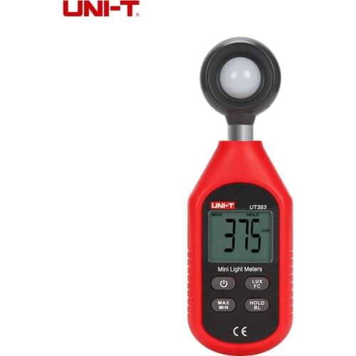 UNI-T UT383/UT381/UT382 Digital Luxmeter Light Meter Lux / FC Meters Luminometer Photometer 200,000 Lux