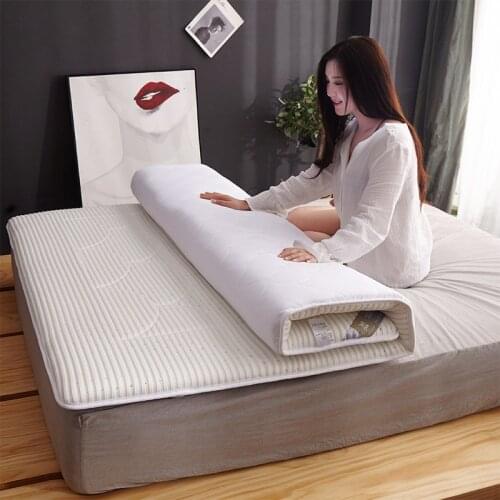 VESCOVO 90*200 150*200 latex bed topper foam Mattress topper queen tatami floor Mattress 180*200 150*200