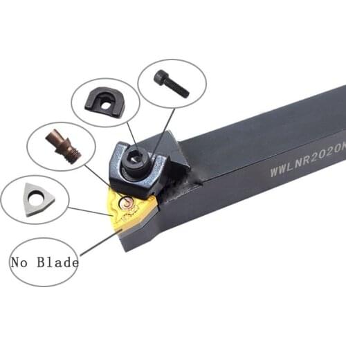 1pc WWLNR2020 WWLNR2525 WWLNR3232 External Turning Tool Holder WNMG Carbide Inserts WWLNR Lathe Bar CNC Cutting Tools Set