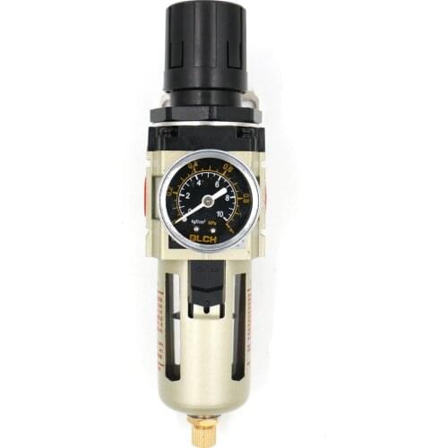 Air Souce Treatment Filter Regulator AW3000-03 Pneumatic w Pressure Gauge