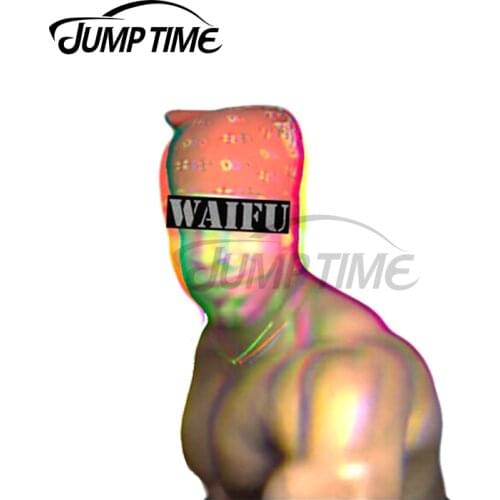 Jump Time 13 x8cm For Ricardo Waifu Car Stickers Windshield Refrigerator Decal Windows Vinyl Material Fine Creative SUV Graphics