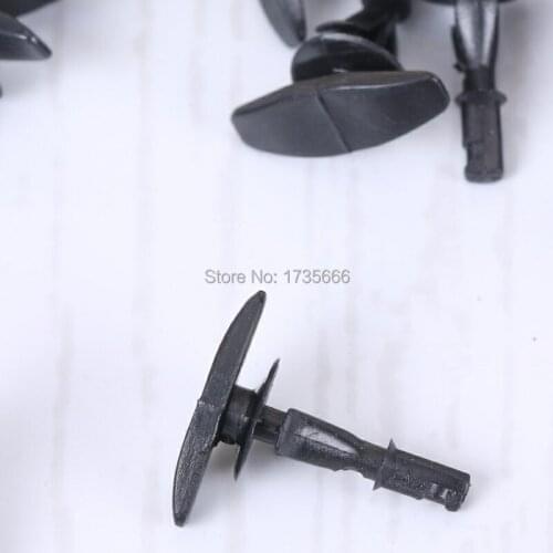 100 Pcs Weatherstrip Clips Black Nylon Retainer For Ford N806289-S For Lincoln MKS A17339