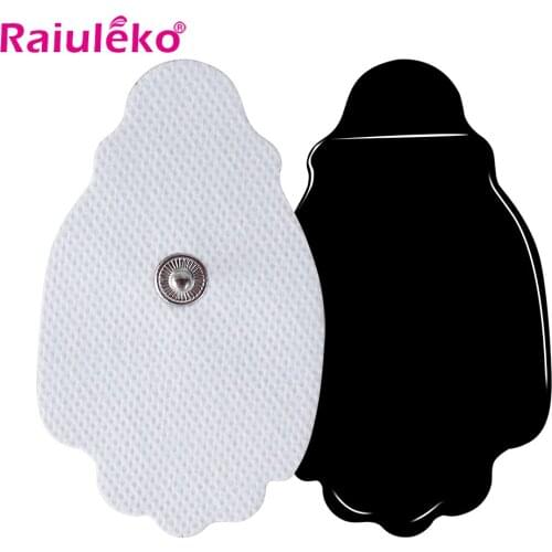 100pcs Self Adhesive Replacement EMS Tens Electrode Pads Square 4.5*7.3cm Muscle Stimulator Electric Digital Machine Massager