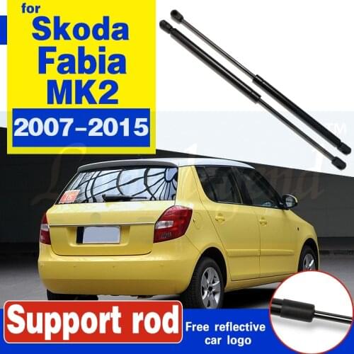 2pcs For Skoda Fabia MK2 2007 2008 2009 2010 2011 2012 2013 2014 2015 Car-Styling With Gift Tailgate Boot Gas Struts Gas Spring