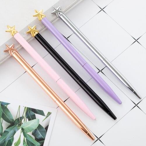 20 Pcs Per Set New Gift Advertising Metal Rotating Ballpoint Pen Neutral Oil Pen Gift Wholesale Pen