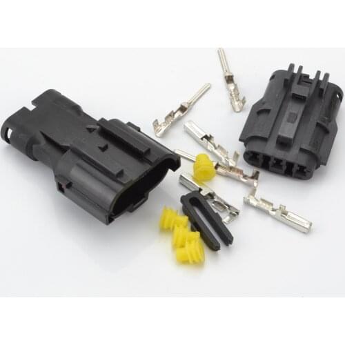 3 Pin Waterproof Automotive Connector Socket for Car Connector