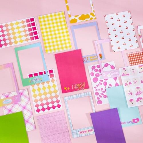 30Pcs Sky Store Photo Frame Decorative Stickers Creative Aesthetics DIY Manual Diary Album Scrapbook Sticker Kawaii Stationery