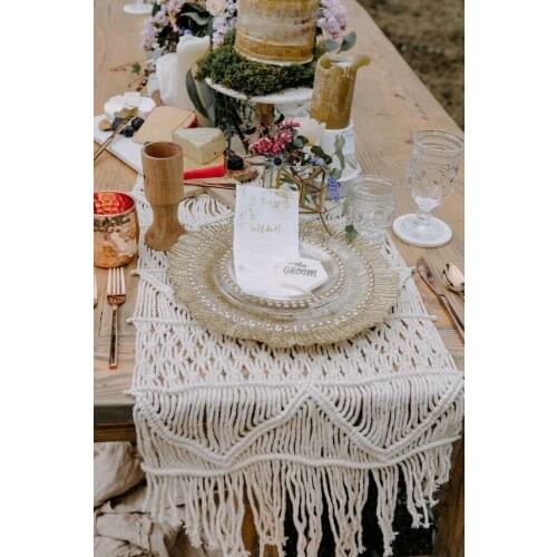 40cm x 180cm Macrame Runner Wedding Table Runner Wedding Table Decoration rustic wedding decor