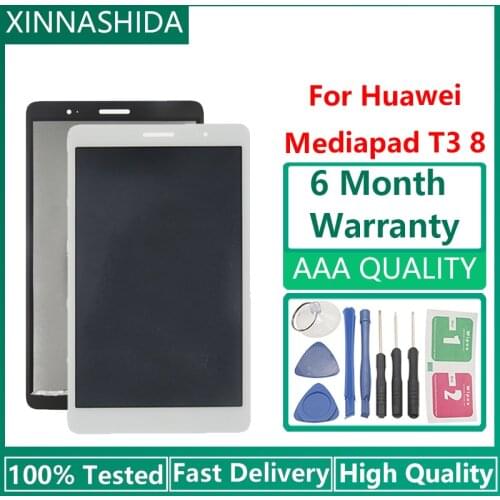AAA+ LCD Replacement 8" For Huawei MediaPad T3 8.0 KOB-L09 KOB-W09 LCD Display Touch Screen Digitizer Assembly for Huawei T3 LCD