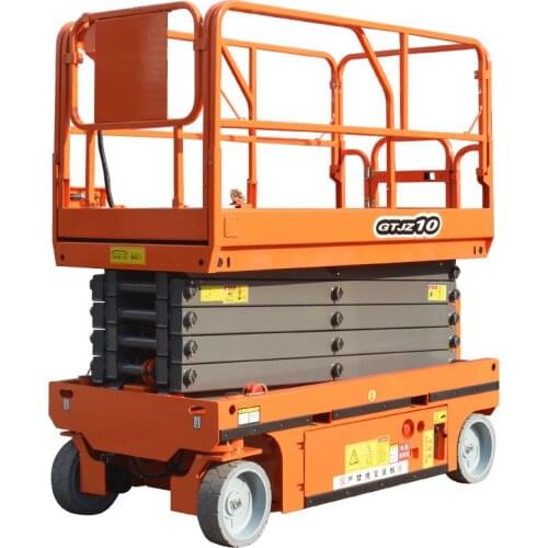Qiyun 6m 8m 10m rental Self-propelled Scissor Lift Platform Factory Price Self-Propelled Scissor Aerial Lift Work Platforms