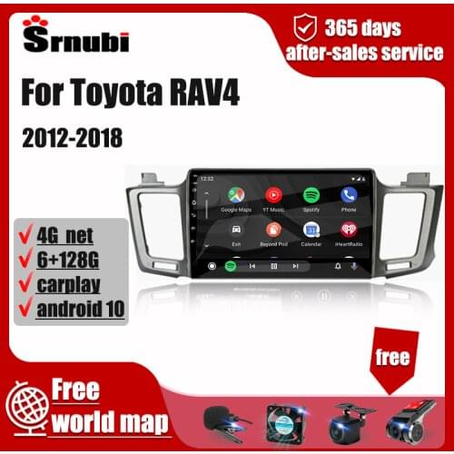 For Toyota RAV4 2012-2018 Android Car Radio Multimidia Video 4G Navigation 2Din Head Unit accessories stereo speakers carplay