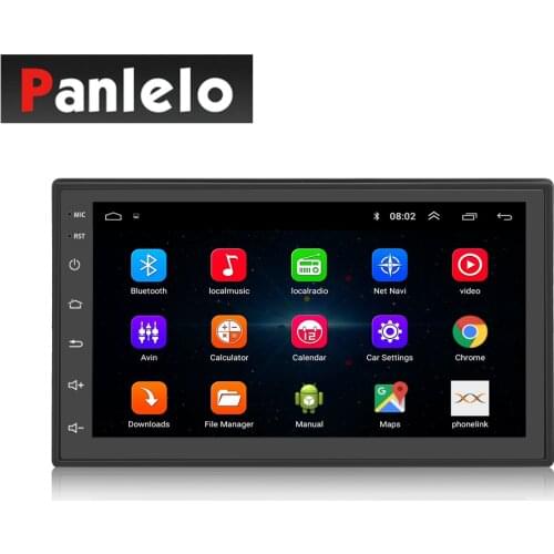 S6 2 Din Car Stereo Android 8.1 Quad Core 7 inch GPS Navigation Auto Radio Mirror Link Bluetooth Music Video 1GB RAM 16GBROM