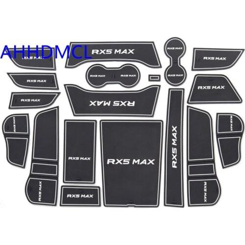 Car Anti-Dirty Pad Door Groove Gate Slot Cup Armrest Storage Pad Anti-Slip Mat For Roewe RX5 Max