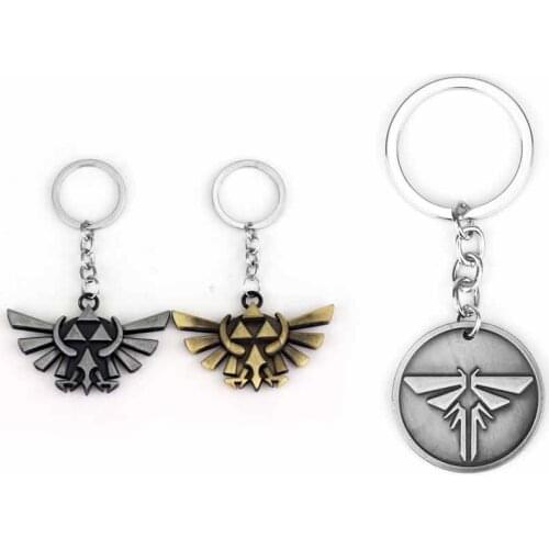 The Legend Of The Last DF Us Alloy Pendent Keychain Keyring High Quality Fashion Gift For Fans Game Jewelry