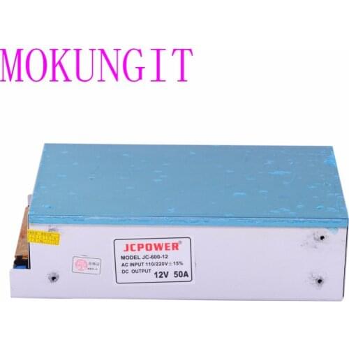 Fast shipping 5pcs High quality 12V 50A Switching Power Supply Driver for SMD 5050 3528 LED Strip AC 100/220V Input to DC 12V