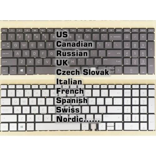 Italian French Spanish Swiss Nordic Keyboard for HP Envy 15-ed0000 15-ed1000 17-cg0000 17-cg1000 X360, Backlit