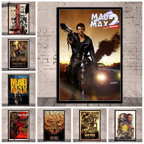 Mad Max Hot Classic Movie Series Poster Prints Wall Art Canvas Painting Posters Picture for Living Room Home Decoration