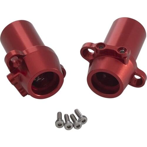2pcs Metal Rear Axle Sleeve Replacement Rear Hubs Kits for 1/10 Axial RBX10 Ryft RC Crawler Car