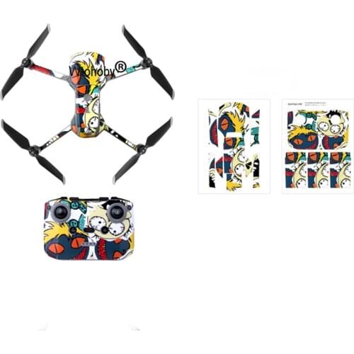 PVC Stickers Waterproof Skin Decals for DJI Mavic Air 2 Drone Body Arm Remote Control Protector Mavic Air 2 accessories