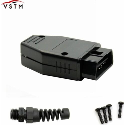 New Arrival OBD Male Plug OBD2 16Pin Connector OBDII Adaptor OBDII Connector J1962 OBD2 Connector in stock Free Shipping