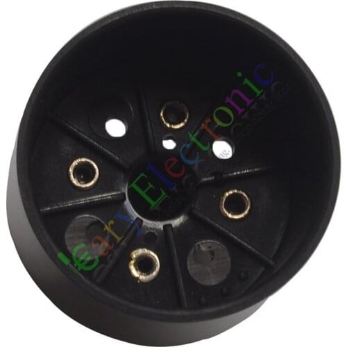 Wholesale and retail 50pc 4pin Bakelite vacuum tube sockets valve base For 274B audio amps DIY parts free shipping