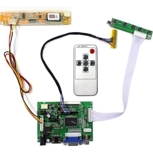 H DMI+VGA+2AV LCD Controller Board For 14.1inch 15.4inch 1280x800 LTN141AT01 B141EW01 B154EW01 LP154WX3 LCD Screen