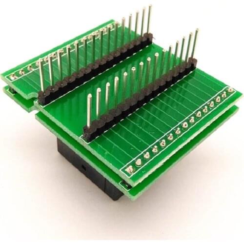 QFN28 MLF28 WLCSP28 to DIP28 Programming Test Socket Pitch 0.5mm IC Body Size 5x5 IC550-0284-011-G Clamshell SMD Test Socket