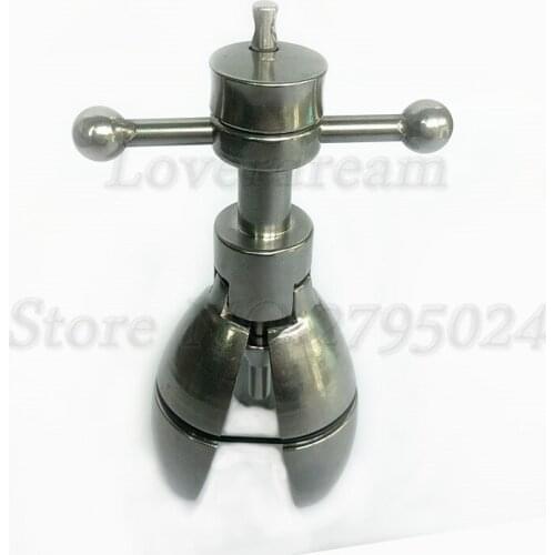 Stainless steel Sex Toy Extreme Anal Spreader Anus Vaginal Dilator Butt Plug Expander Speculum Chastity Device For Women Men Gay