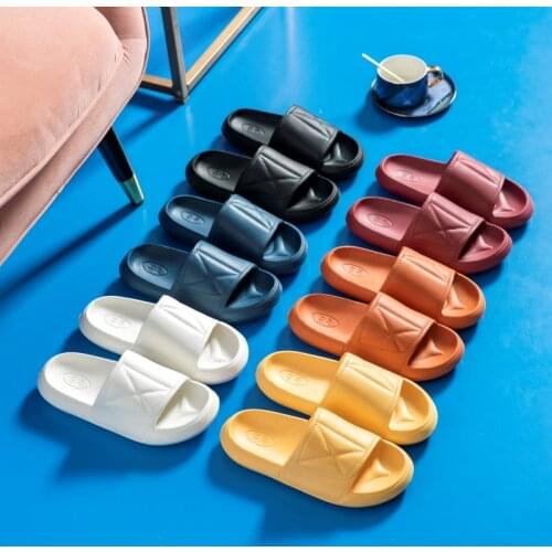 2021 Women Slippers Sandalias Mujer Summer Beach Eva Soft Sandals Leisure Ladies Indoor Bathroom Anti-slip Woman Shoes