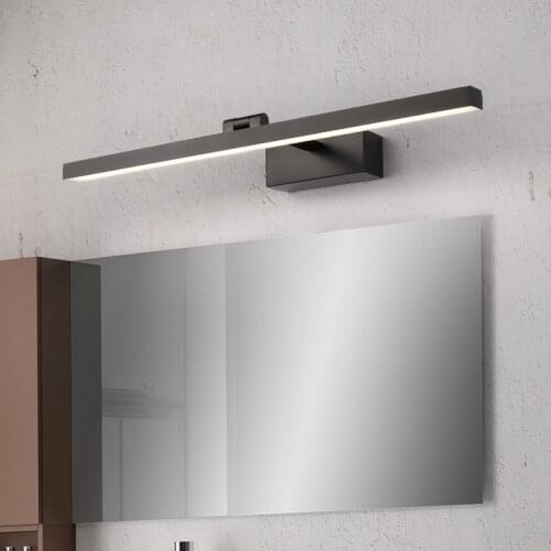Modern Led bathroom vanity table Mirror Wall Light Mounted Industrial bedroom makeup Wall Lamp Light Waterproof Stainless Steel