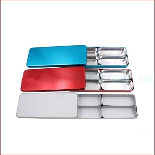 Dental bur disinfection aluminum box Place enlarged needle scaler head Dental Material Instruments