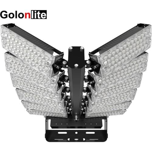 Golonlite LED high mast flood light 1000W 500W 1200W 1500W 800W 600W outdoor Meanwell SMD5050 100-277V IP65 160Lm/W CE