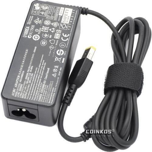 Laptop AC Adapter Charger for Lenovo Thinkpad ADLX45NLC3A ADLX45NLC3 ADLX45NDC3A ADLX45NCC3A 0C19880 20V 2.25A 45W Power Supply