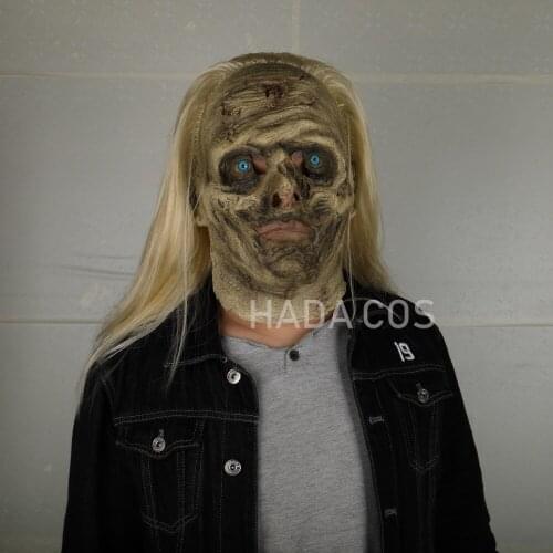 Zombie Mask The Walking Dead Alpha Whisper Dead Walkers Halloween Carnival Mask Latex Props New Cosplay Scary Terror Mask 2021