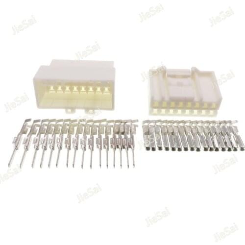 16 Pin Female Male Automotive Plug Electric Wire Cable Connector