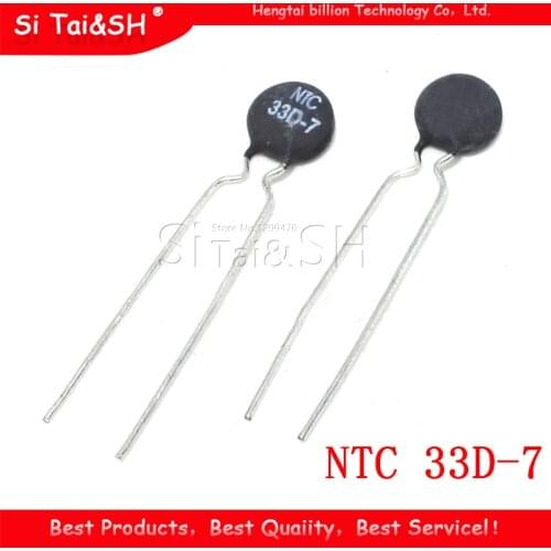 20pcs Thermistor Resistor NTC 33D-7 Thermal Resistor