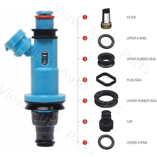 50 sets For Toyota-Lexus 3.0L V6 OEM 23250-46090 23250-0A010 Fuel Injector Repair Kits one Filter Removal Tool VD-RK-0204-05