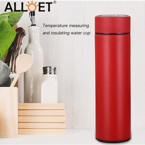 500ml Smart Insulation Water Cup Portable Stainless Steel Temperature Display Keep Warm Bottle Vacuum Intelligent Coffee Cup