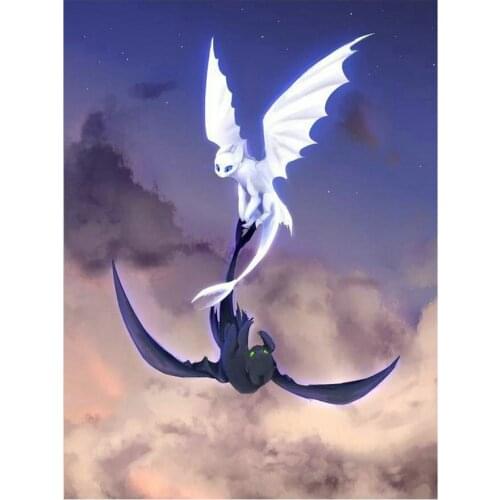 5d diamond painting dragon full square animal diamond mosaic pterosaur embroidery sticker home decoration